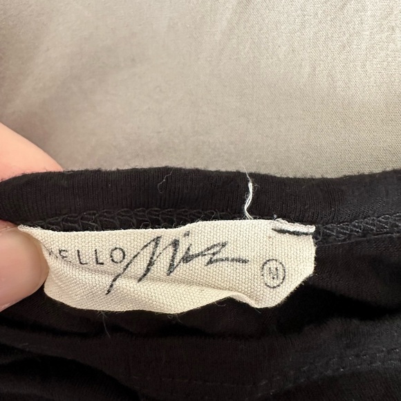 Hello Miz Maternity Round Neck Ruched Long Sleeve Shirt - Medium - Picture 9 of 10